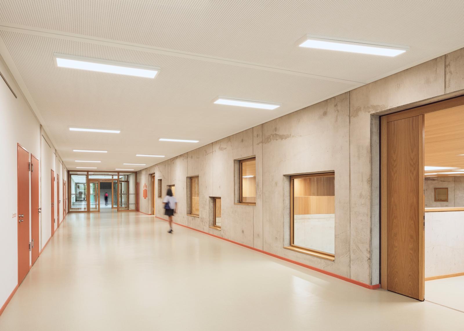 Gustav-Heinemann-Gesamtschule Essen, Flurbereich