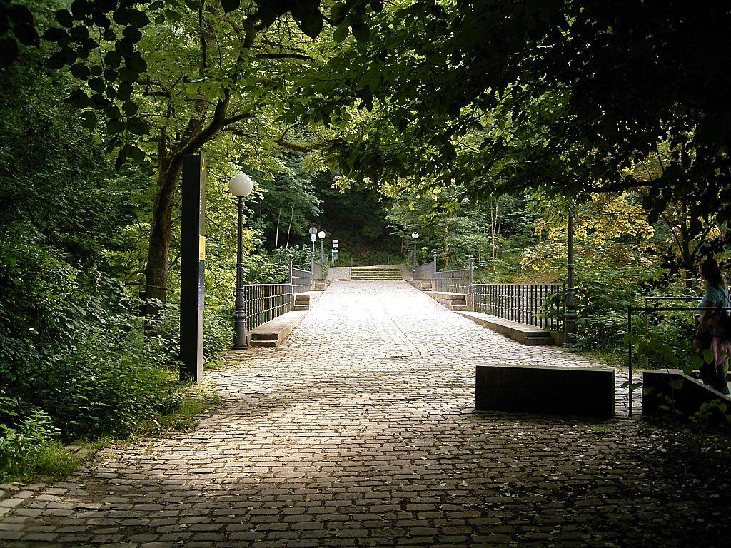 Blick über die Napoleonsbrücke von Remscheid aus Richtung Solingen