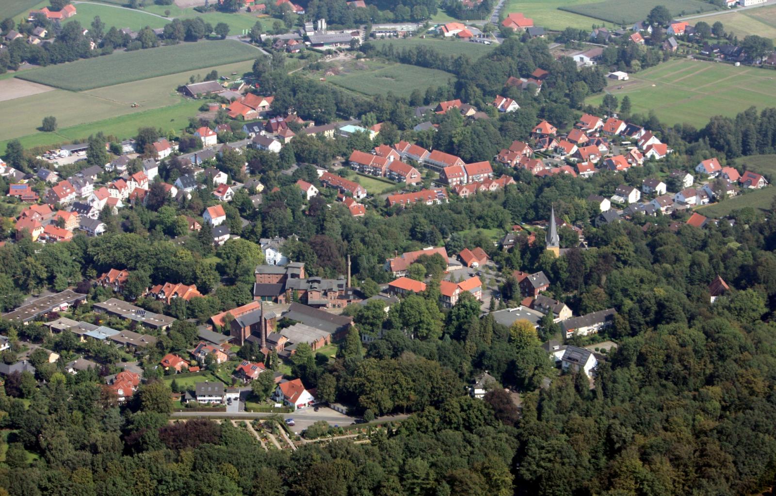 Schrägluftperspektive Brennerei-Areal