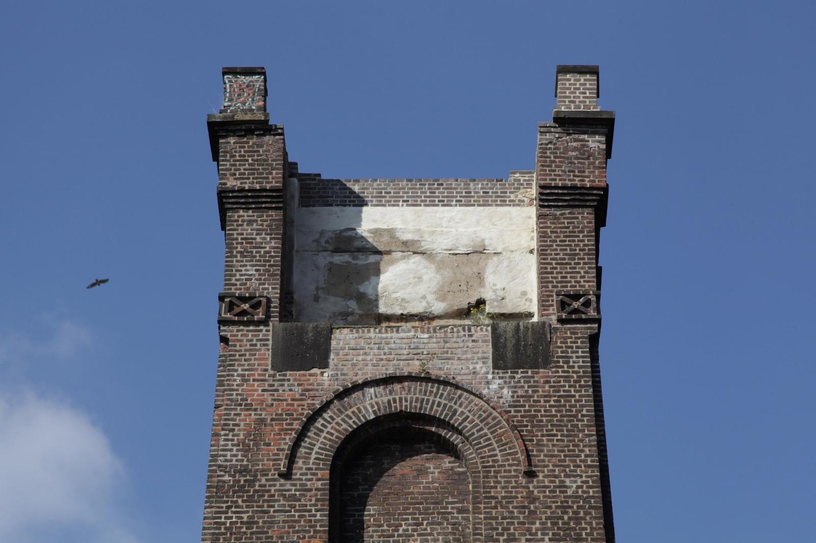 Detail Brückenkopf Hympendahlbrücke
