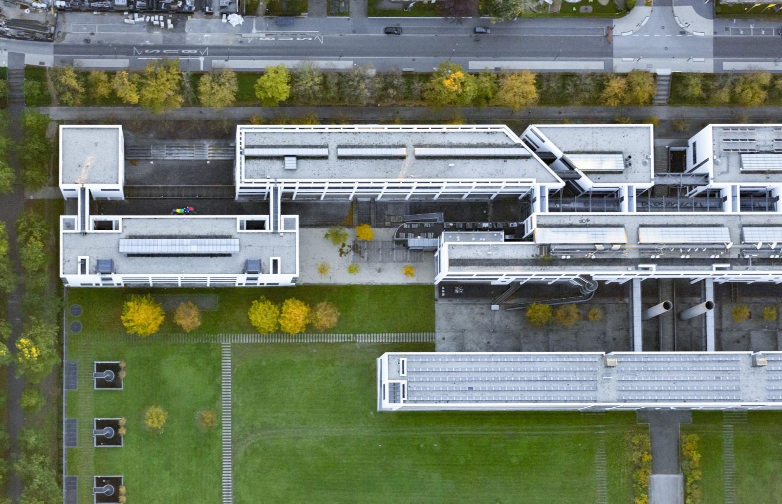 Funkhaus Deutsche Welle Bonn von oben