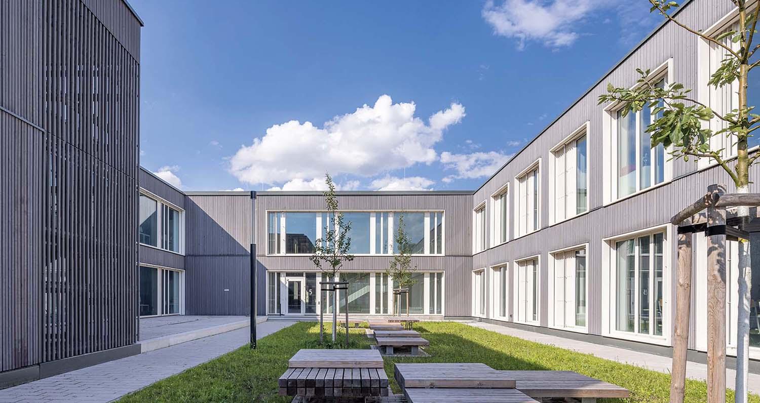 Mathilde-Anneke-Gesamtschule, Außenbereich Lernhaus