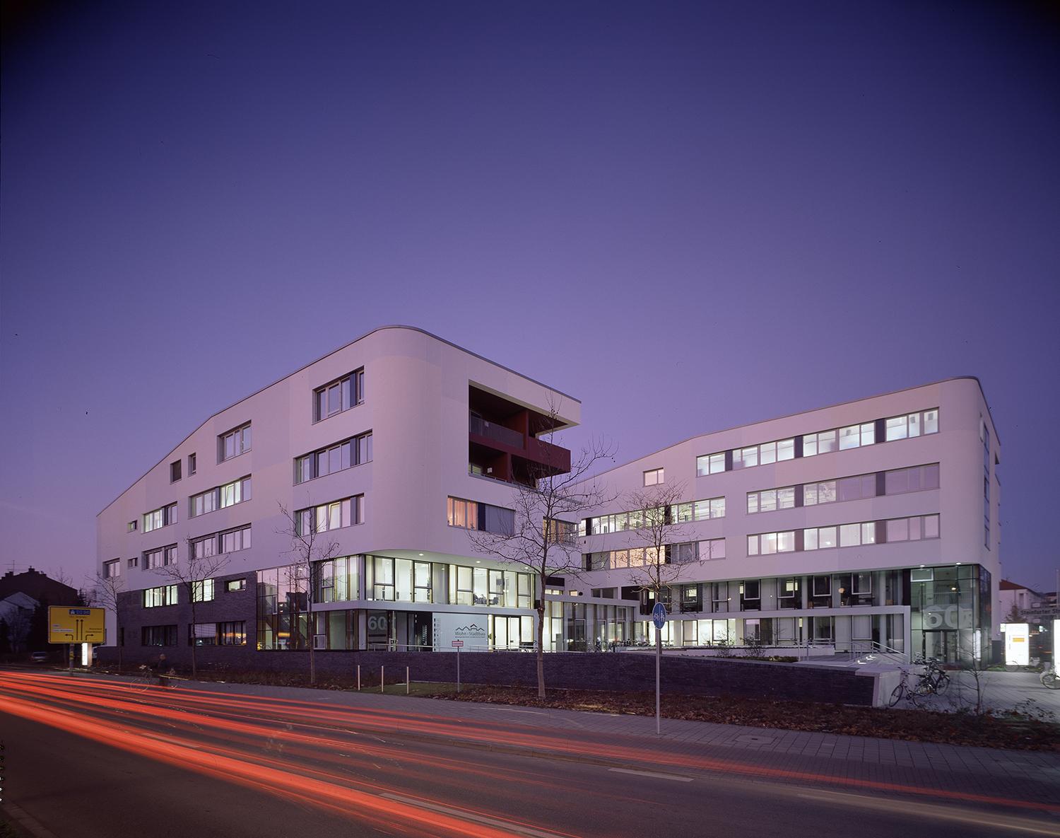 Südansicht Gebäudekomplex Phase 1