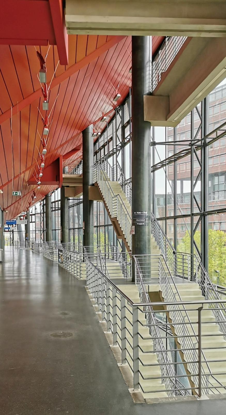 Treppen an der Fassade