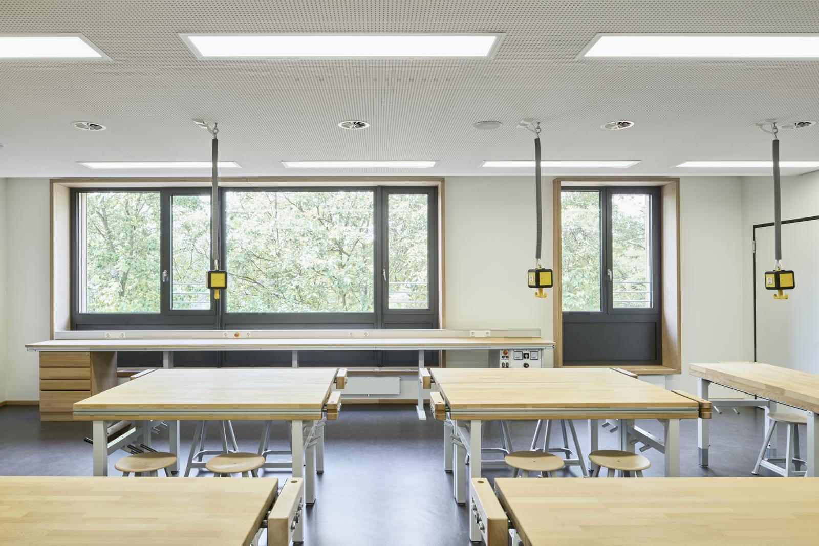 Neubau Gesamtschule Hürth, Werkraum