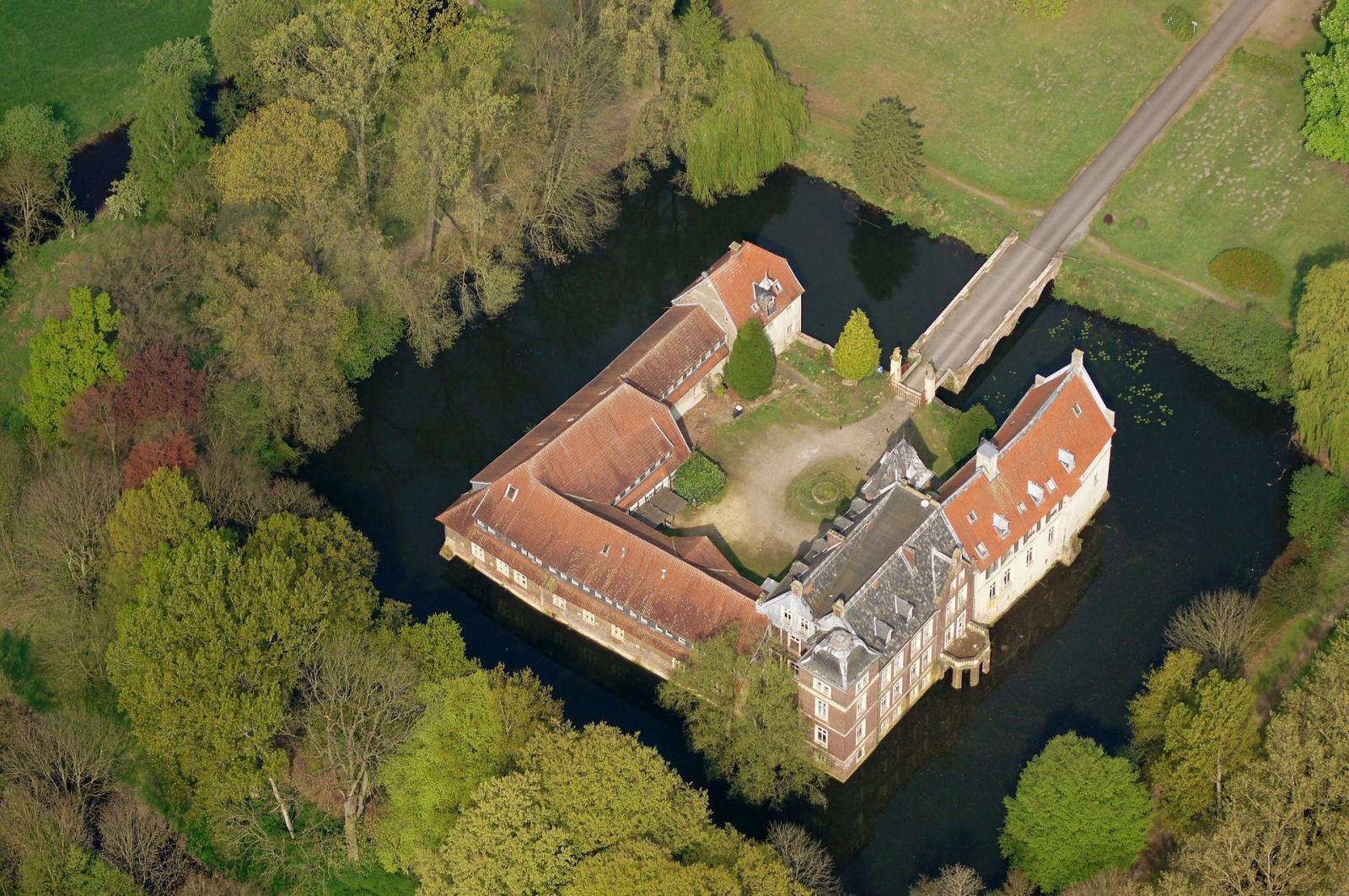 Luftbild Wasserschloss Senden
