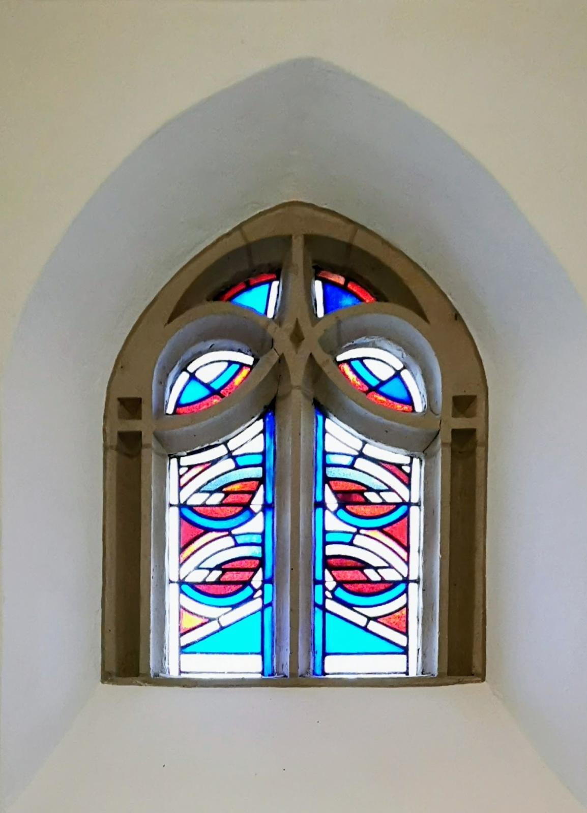 Farbiges Glasfenster