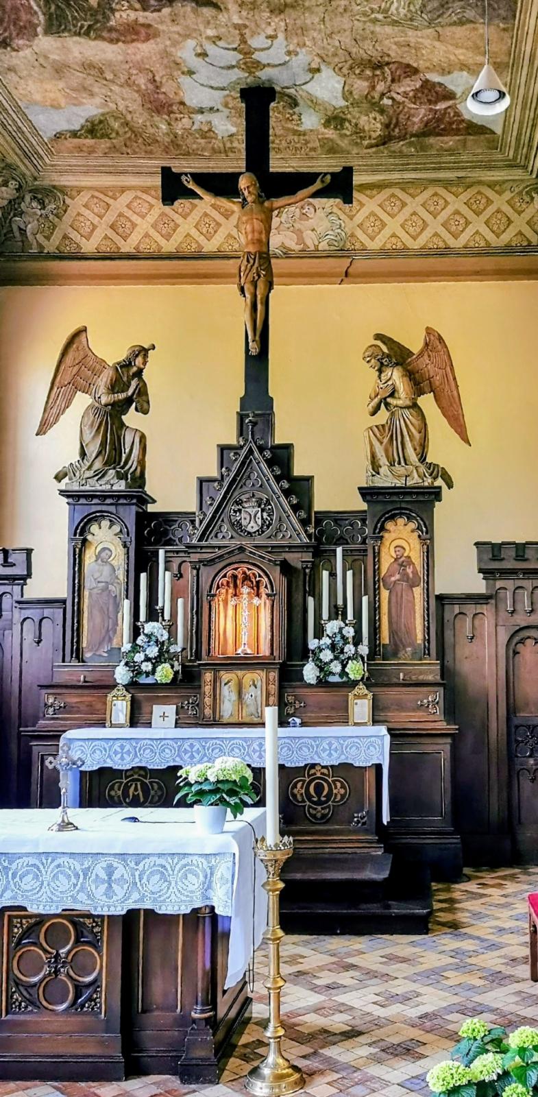 Innenraum Klosterkirche, Altarbereich