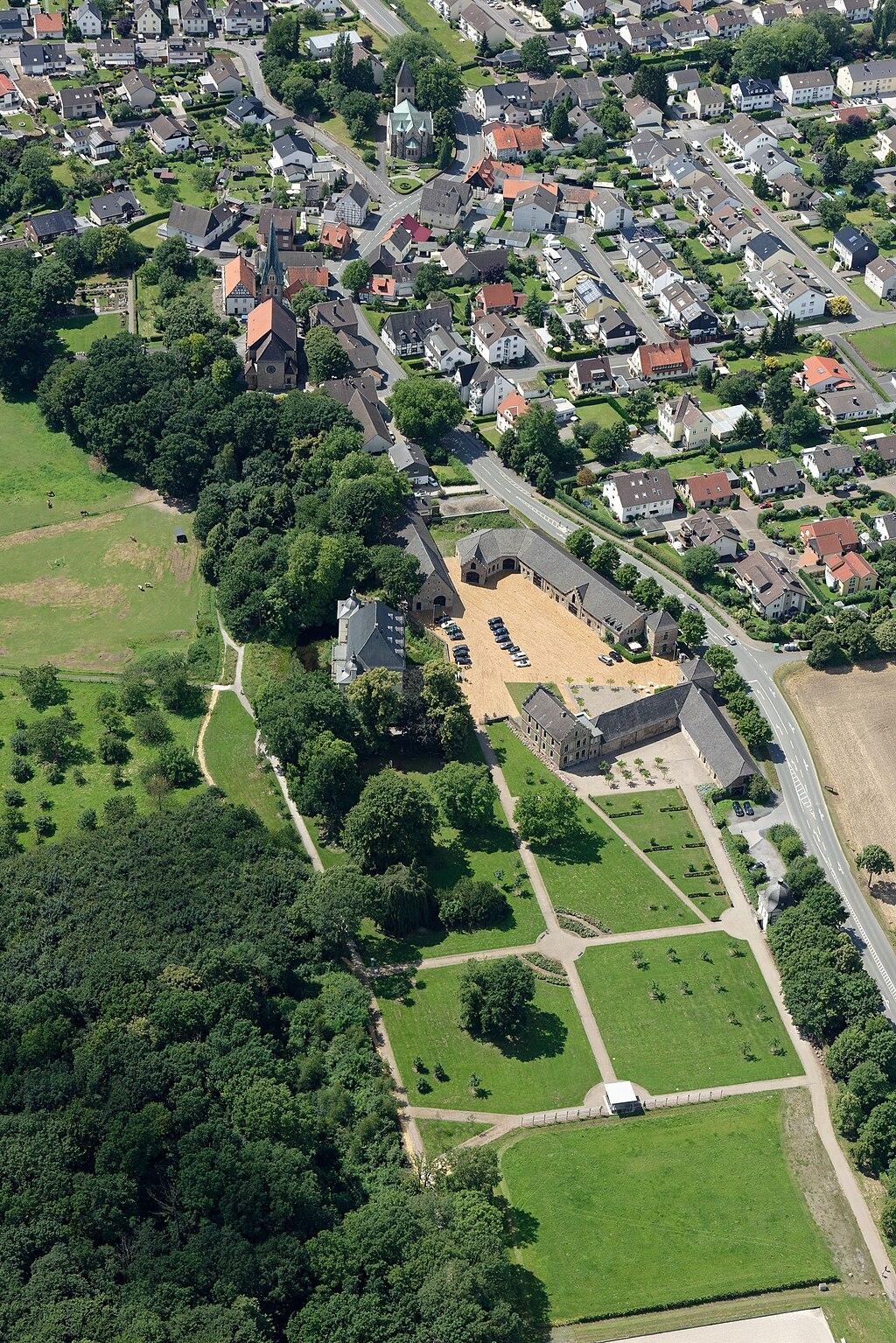 Haus Opherdicke von oben