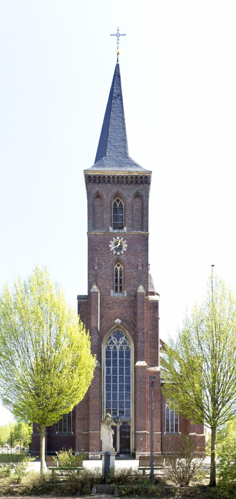 St. Andreas Velen, Turmansicht von Westen