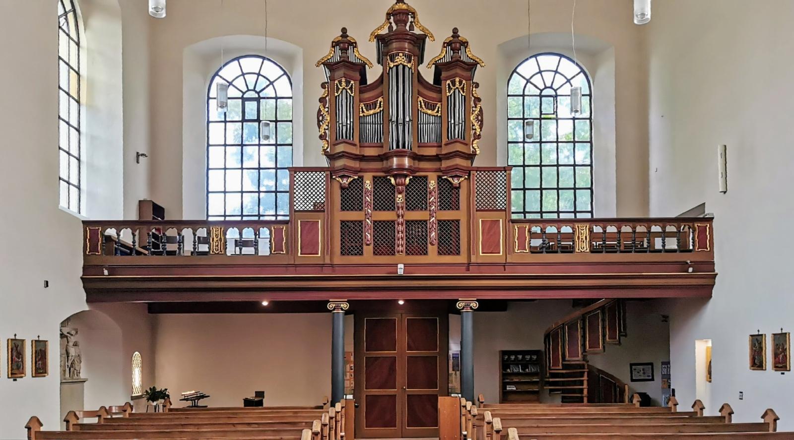 Klosterkirche Werne, Blick zur Orgel