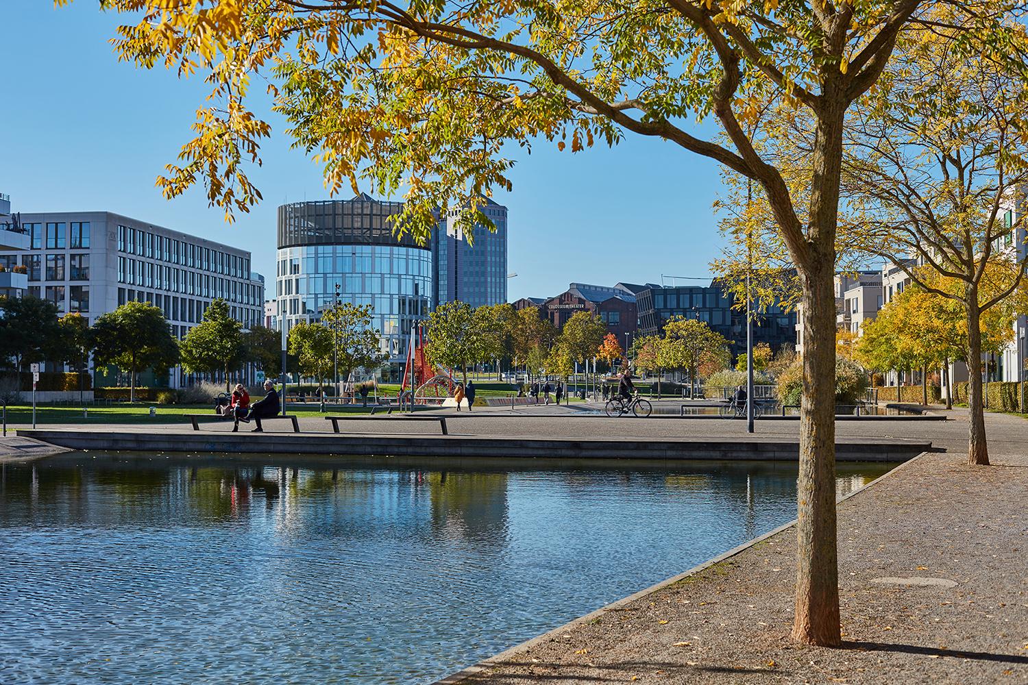 Universitätspark / Grüne Mitte Essen, Promenade
