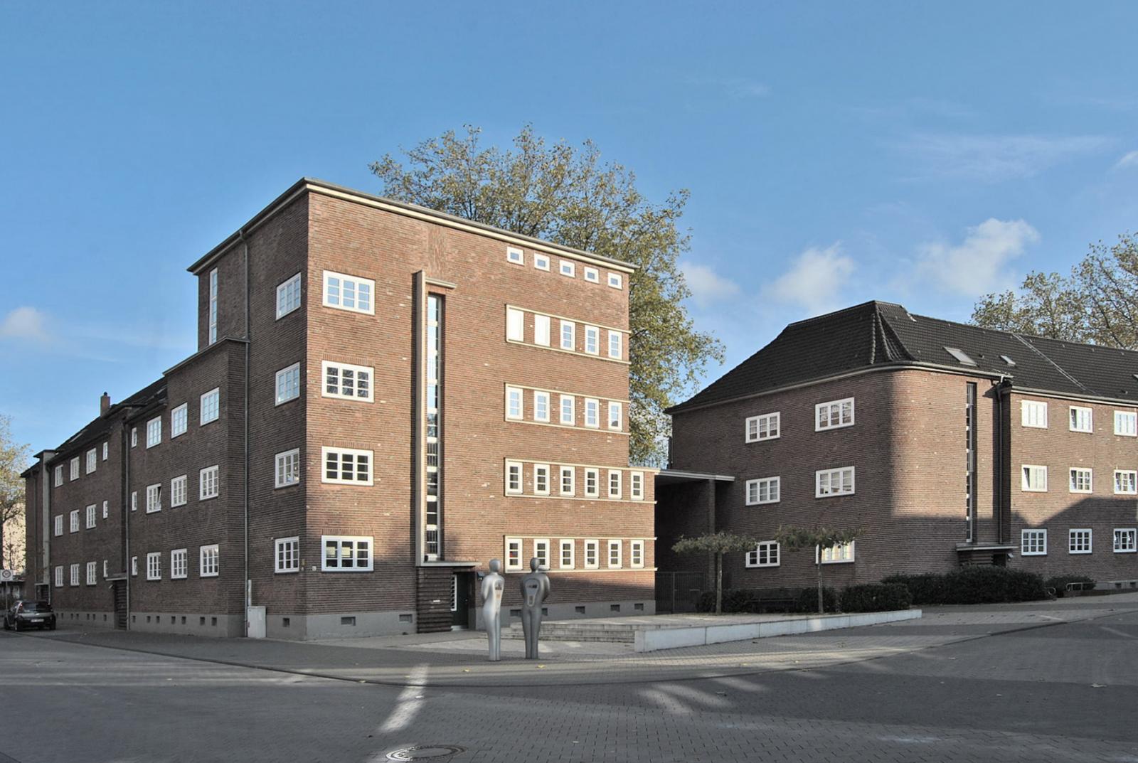 Ansicht Straßenecke BauhausKarree Duisburg