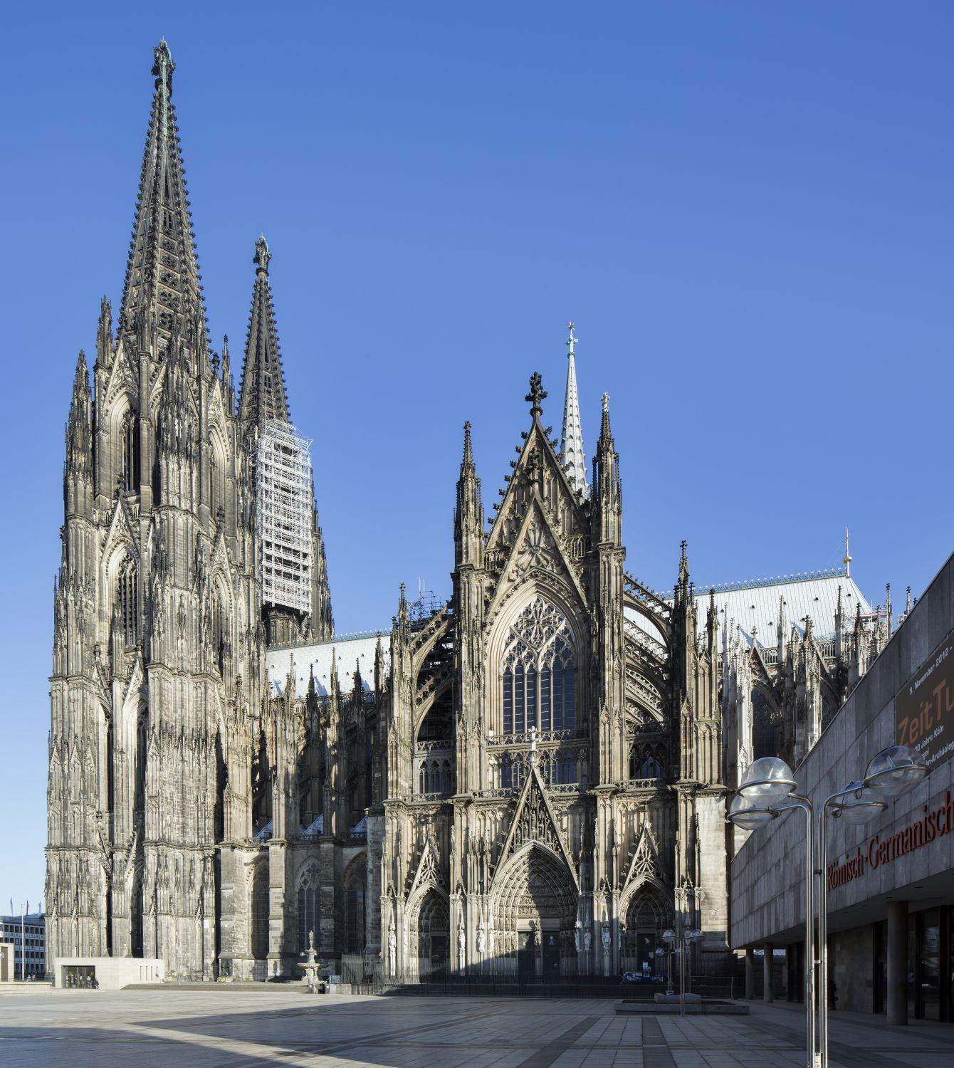 Südfassade des kölner Doms