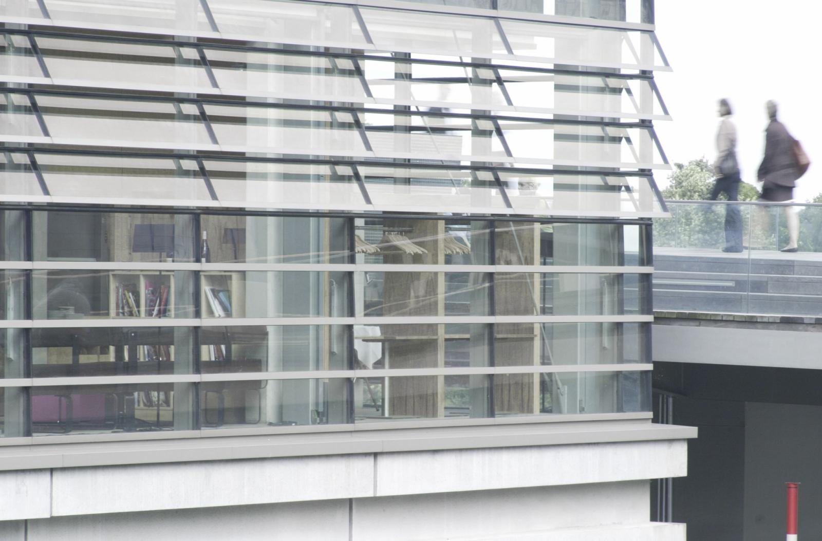 Detail Fassade Glaskubus