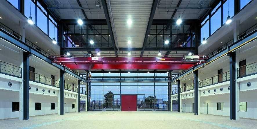 Zentrale Maschinenhalle Innenansicht
