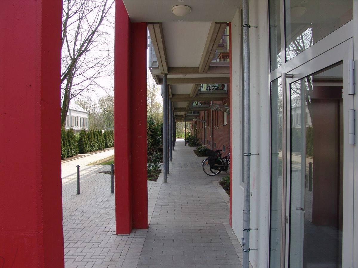 Überdachte Eingangsbereiche