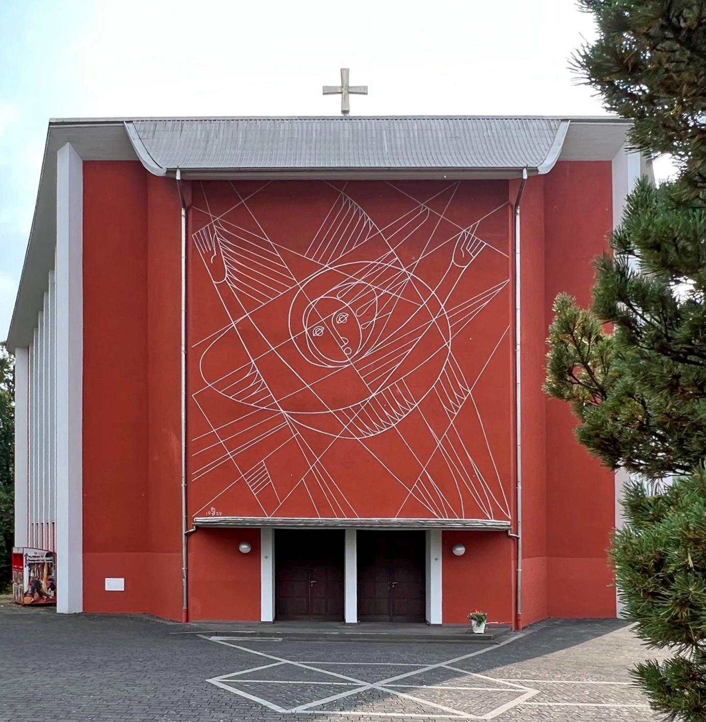 St. Maria Immaculata Eingangsfassade
