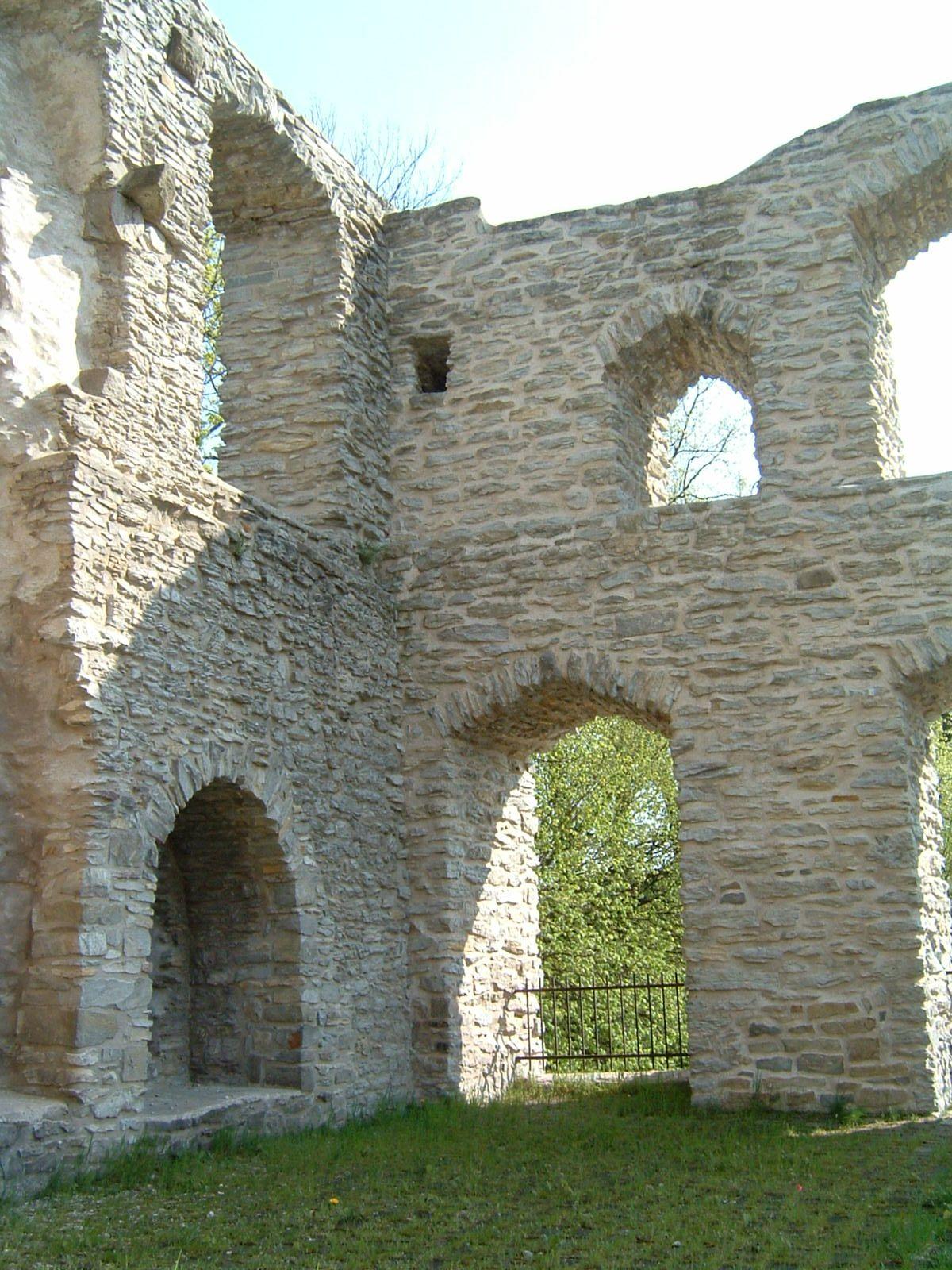 Innenhof oben, Burgruine Bad Lippspringe