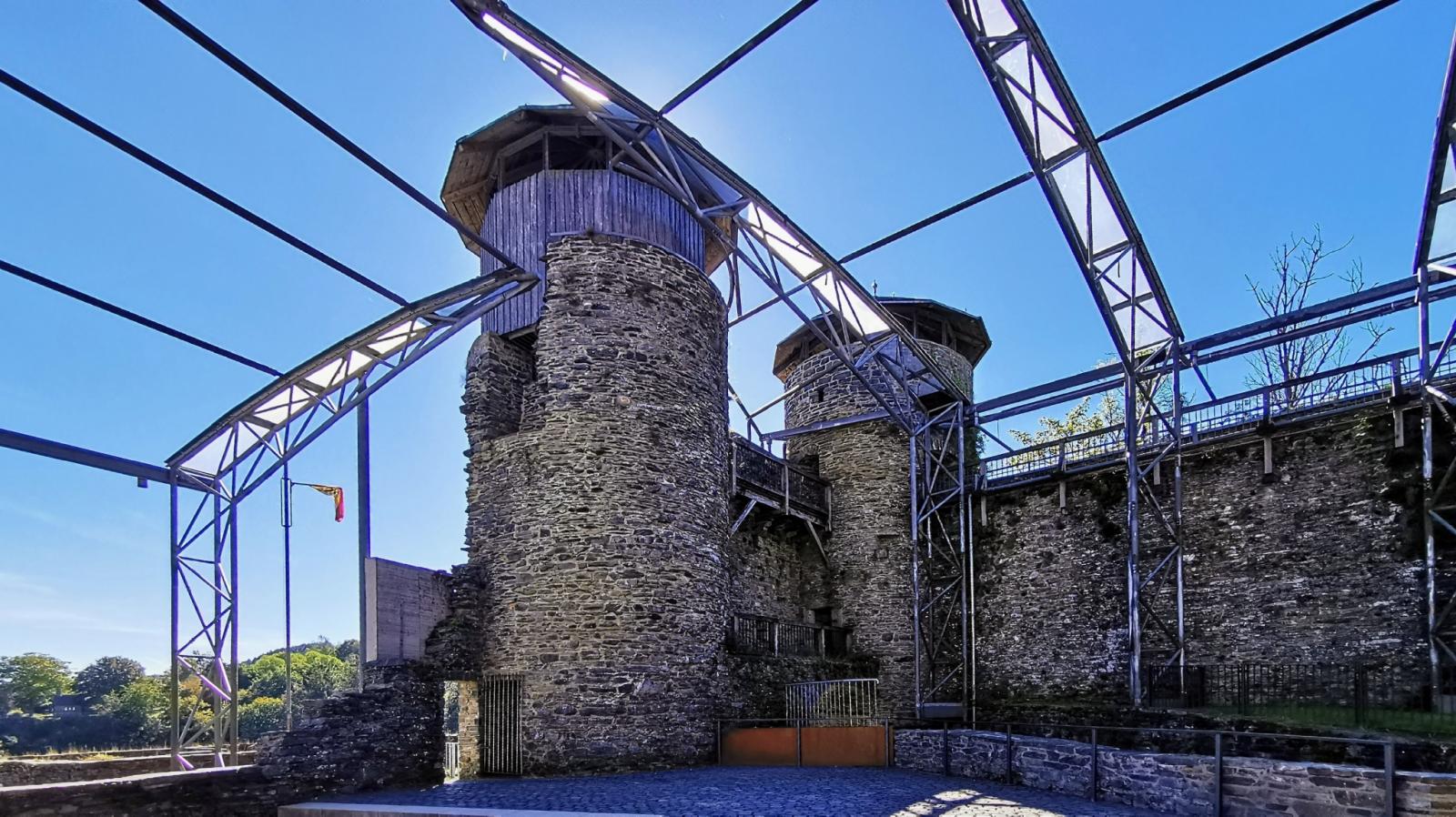 Innenhof Bugr Monschau, für Veranstaltungen genutzt