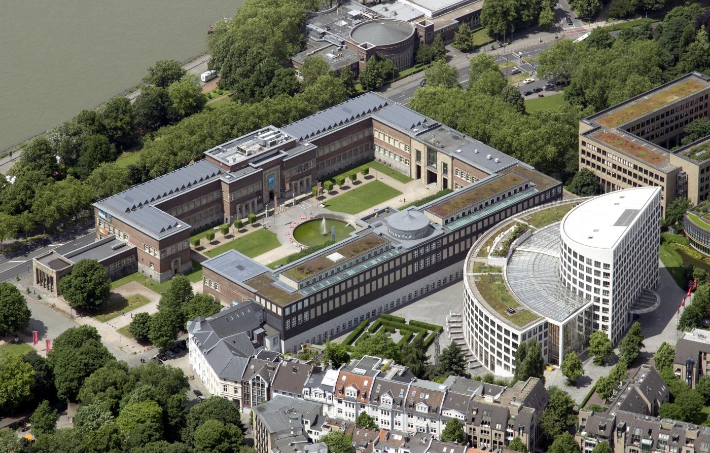 Luftbild Museum Kunstpalast
