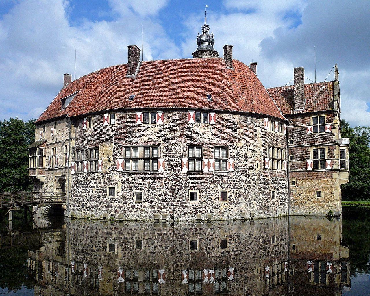 Westansicht der Kernburg