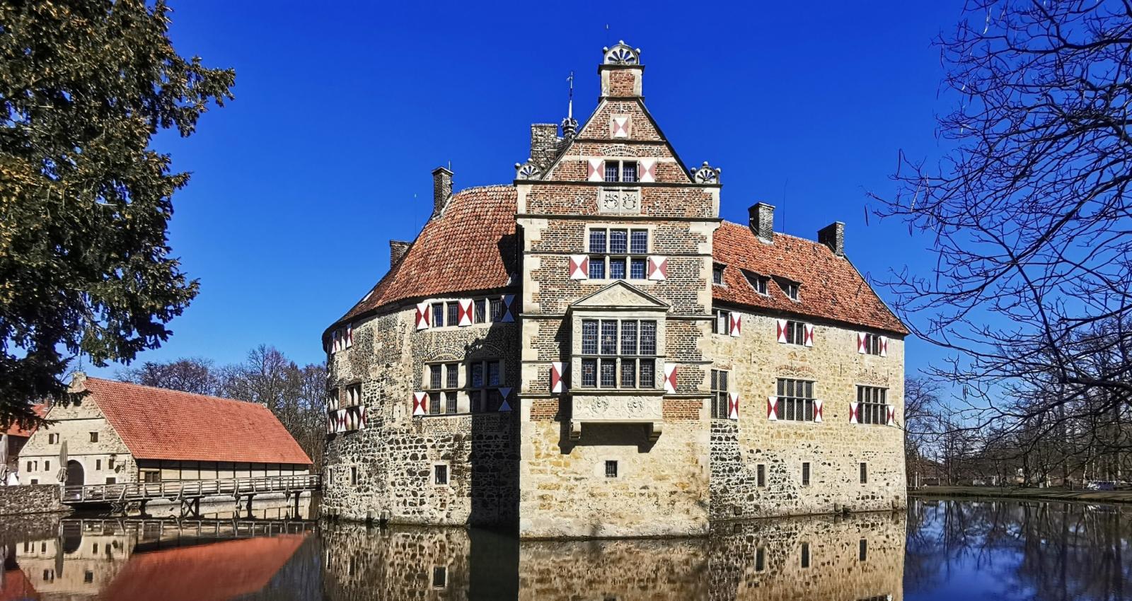 Burg Vischering, Ansicht von Südwesten