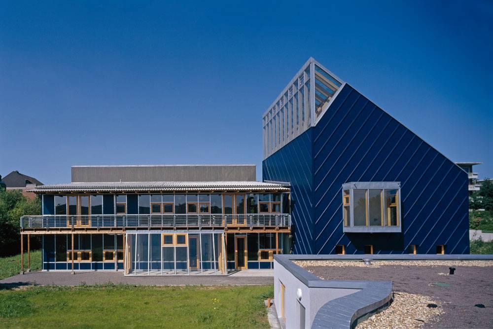 Rückansicht Gemeindezentrum