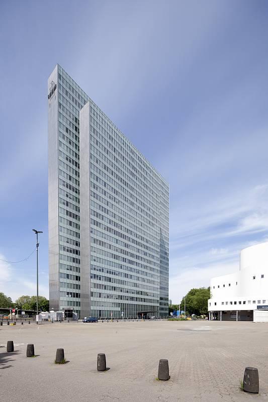 Dreischeibenhaus vor der Sanierung