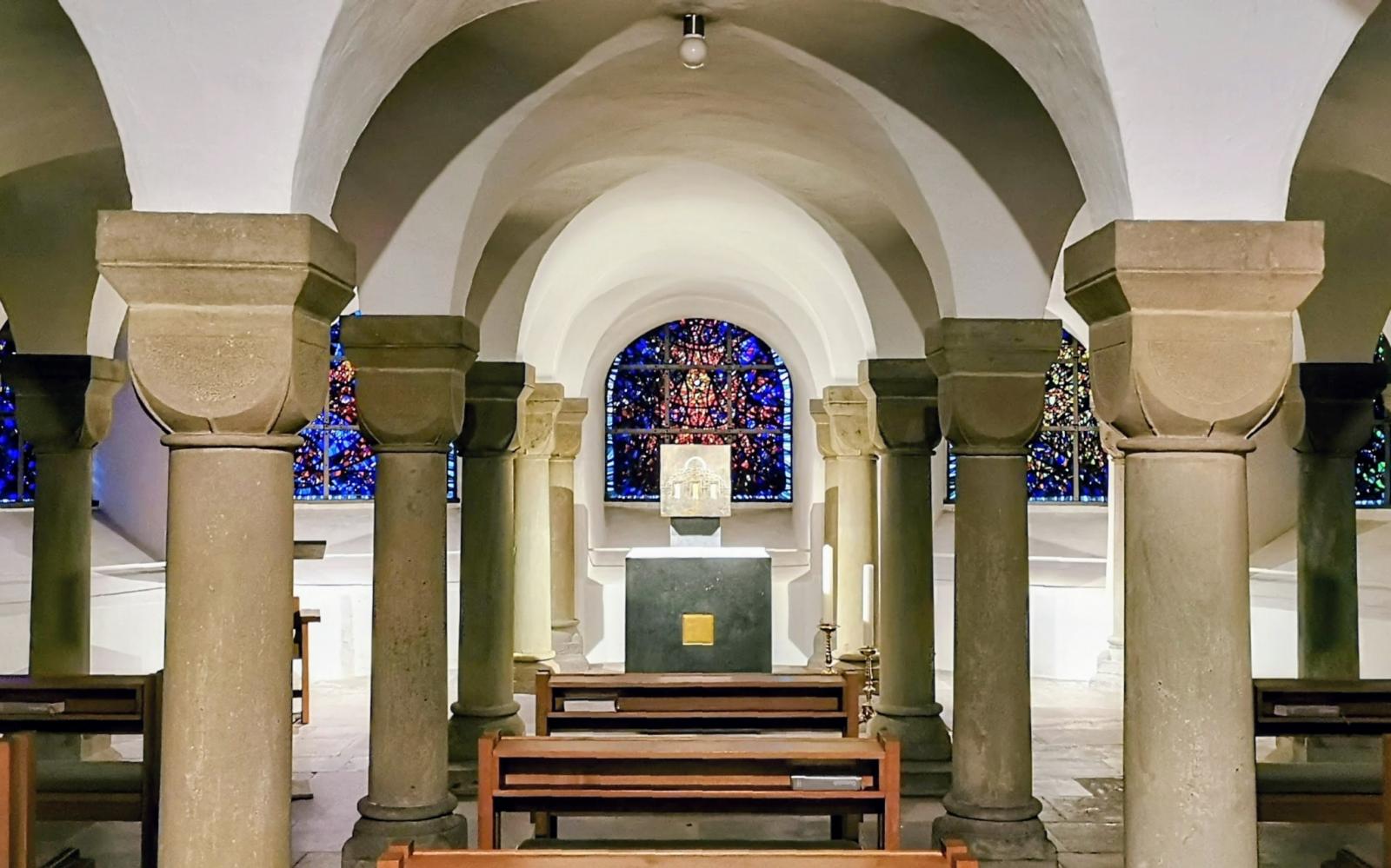 Blick in die Krypta