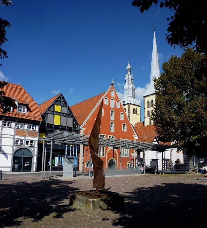 Bebauung Papenstraße mit St. Nikolai