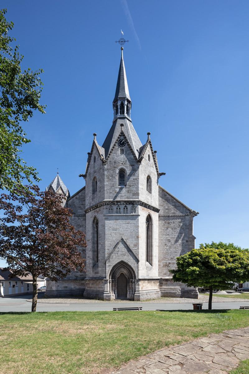 Kirche Sankt Nikolaus, Westansicht