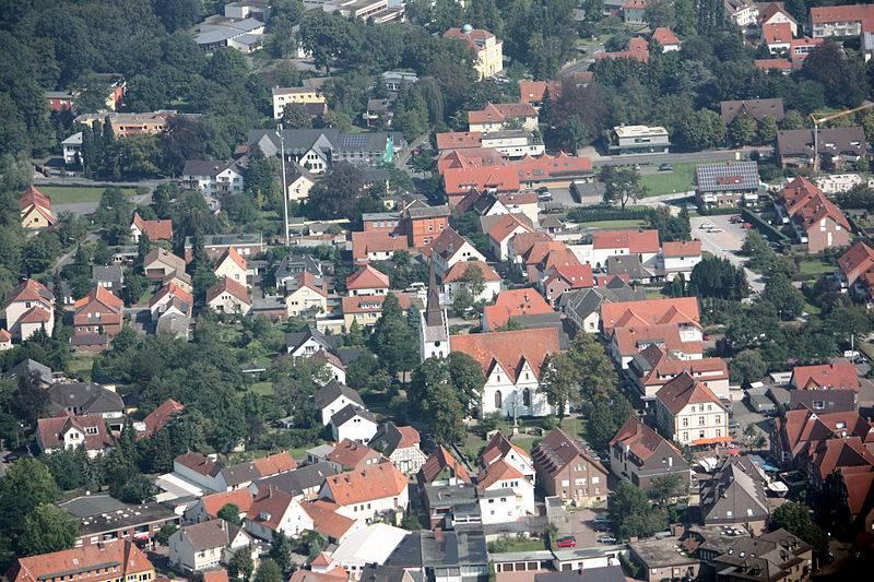Luftbild Versmold mit St. Petri
