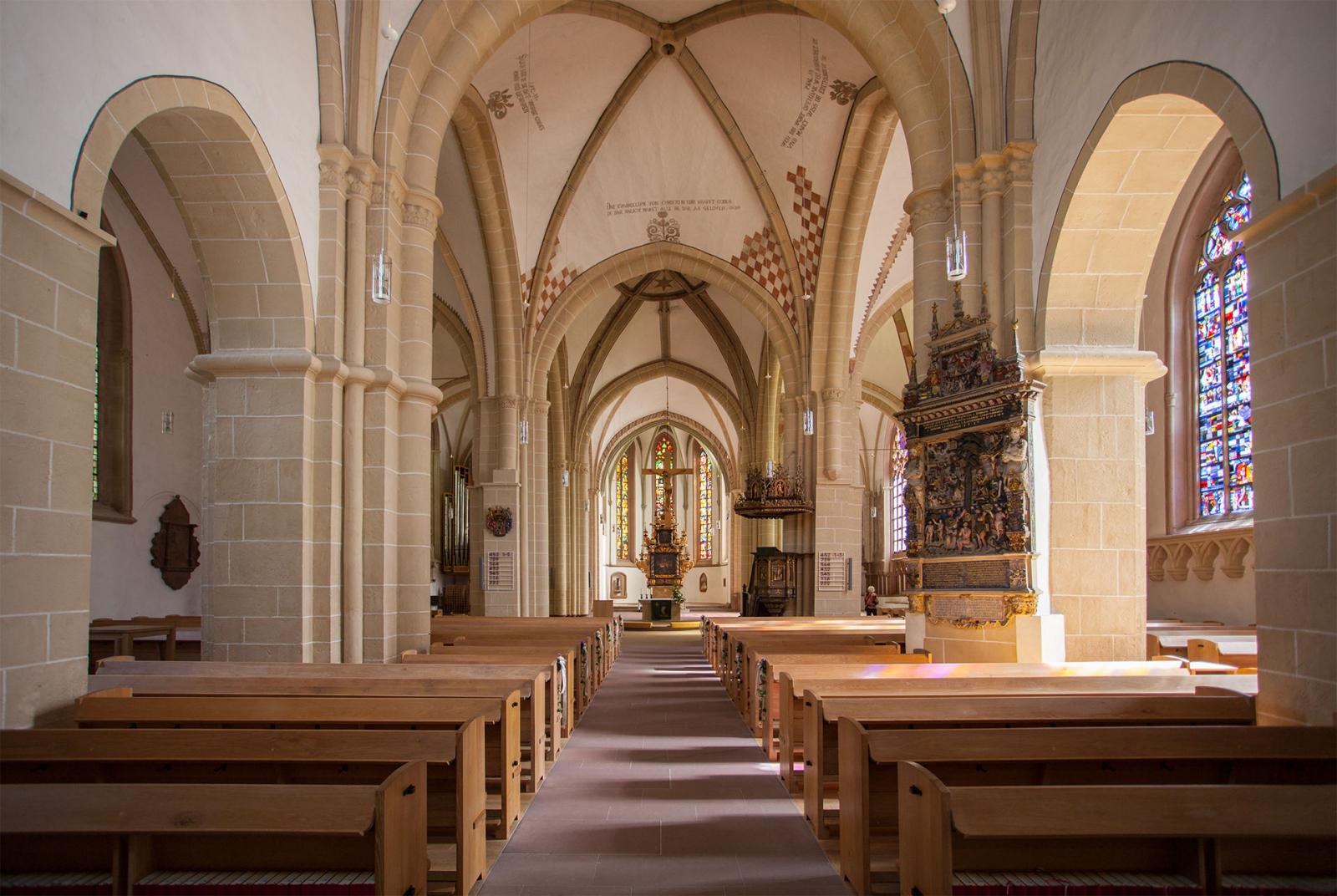 Innenraum von St. Nicolai