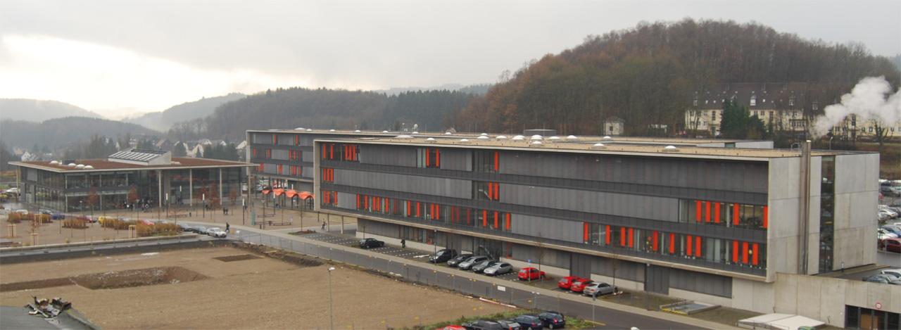 Blick auf das Campusgelände
