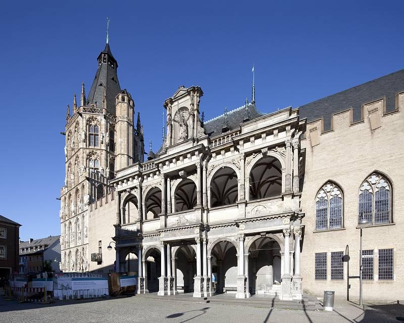 Historisches Rathaus Köln mit Rathauslaube