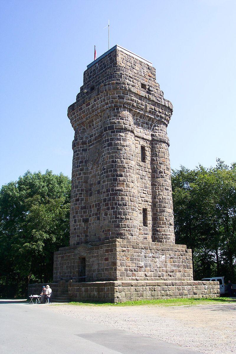 Ansicht Bismarkturm in der Hardt-Anlage