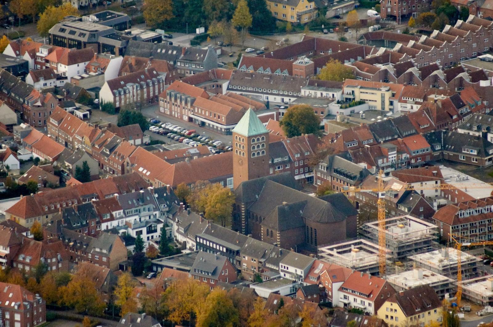 Luftbild St. Jakobi Coesfeld