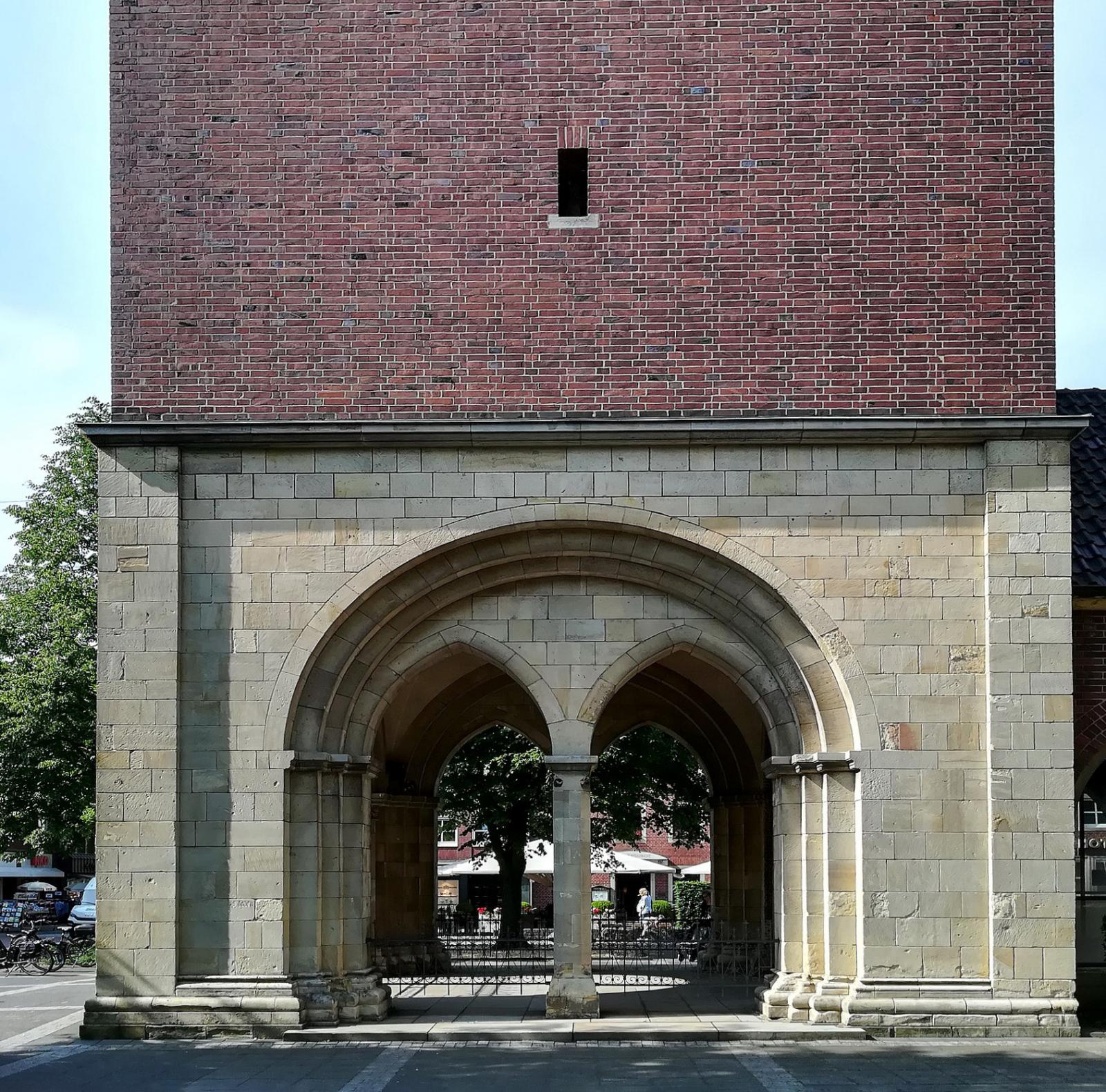 Romanischer Turmsockel von St. Jakobi Coesfeld