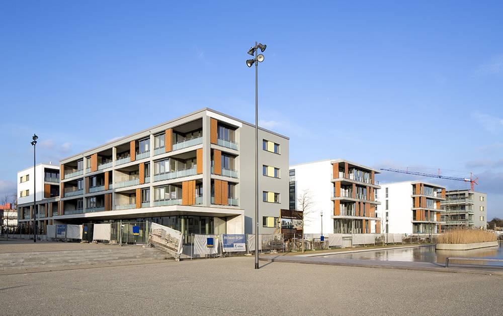 Wohnbebauung PIER 78 von Südosten