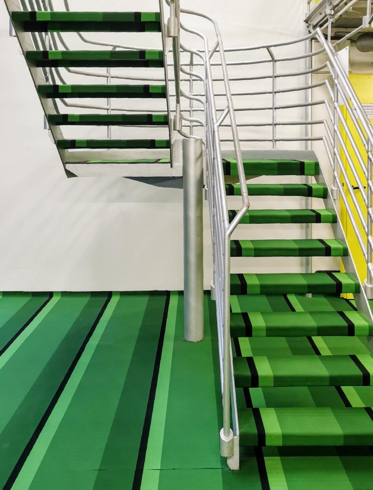 Treppe im Uniklinikum Aachen