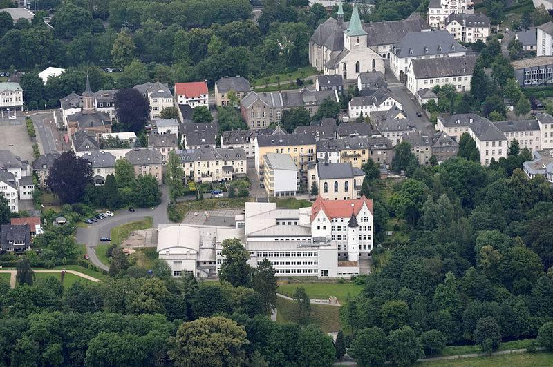 Klassizismusviertel Arnsberg aus der Luft