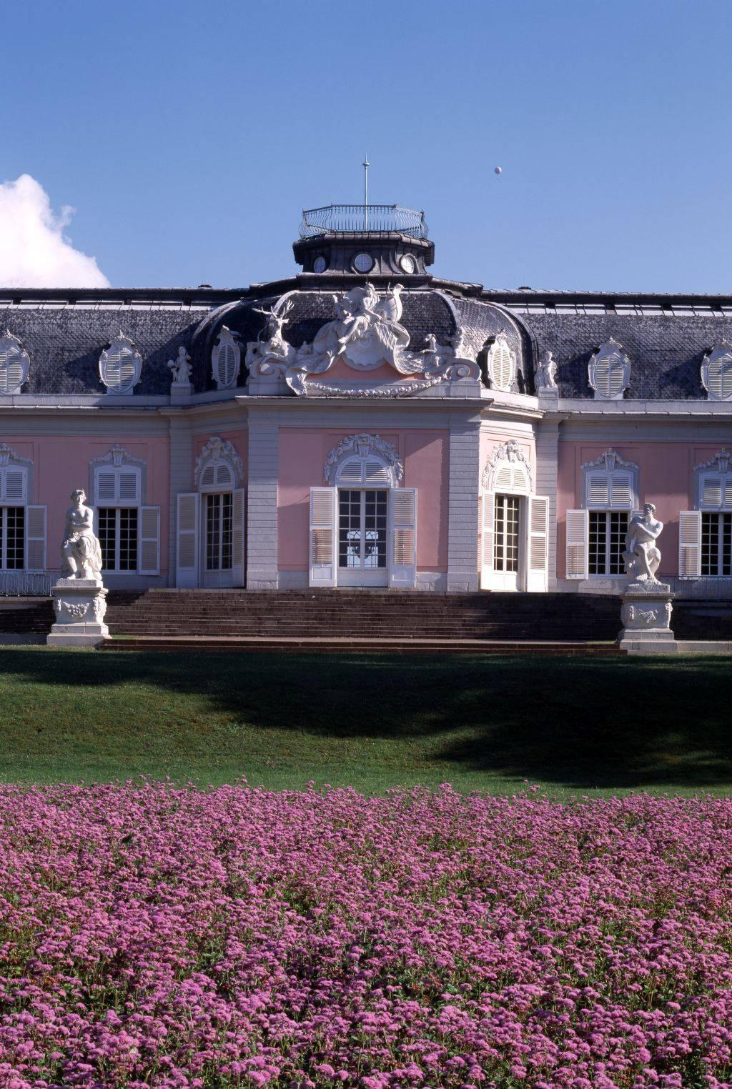 Gartenseite Schloss Benrath