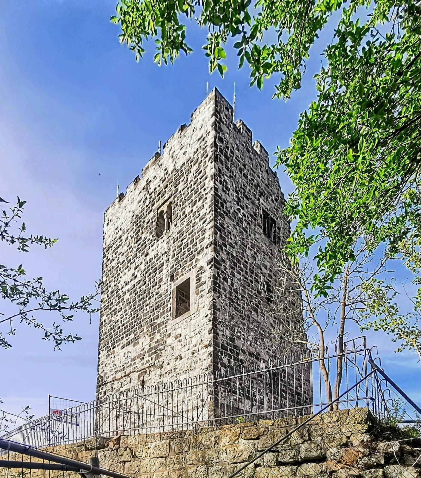 Reste Turm Burgruine Drachenfels