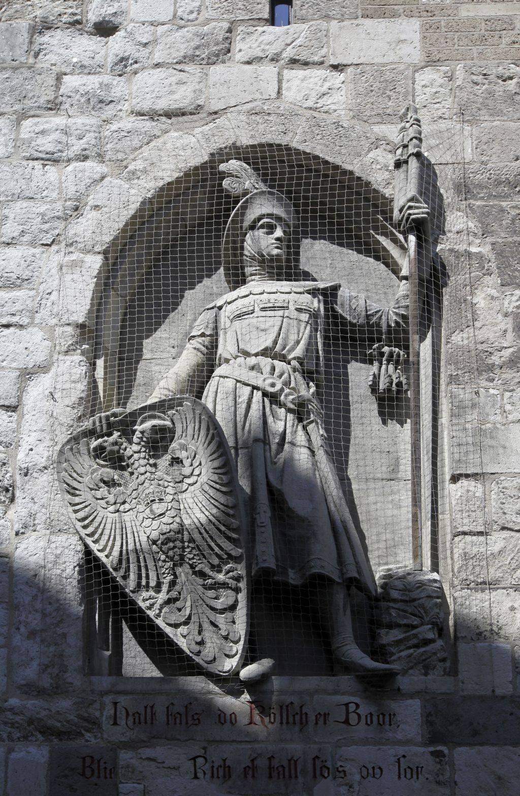 Skulptur des „Kölner Bauern“