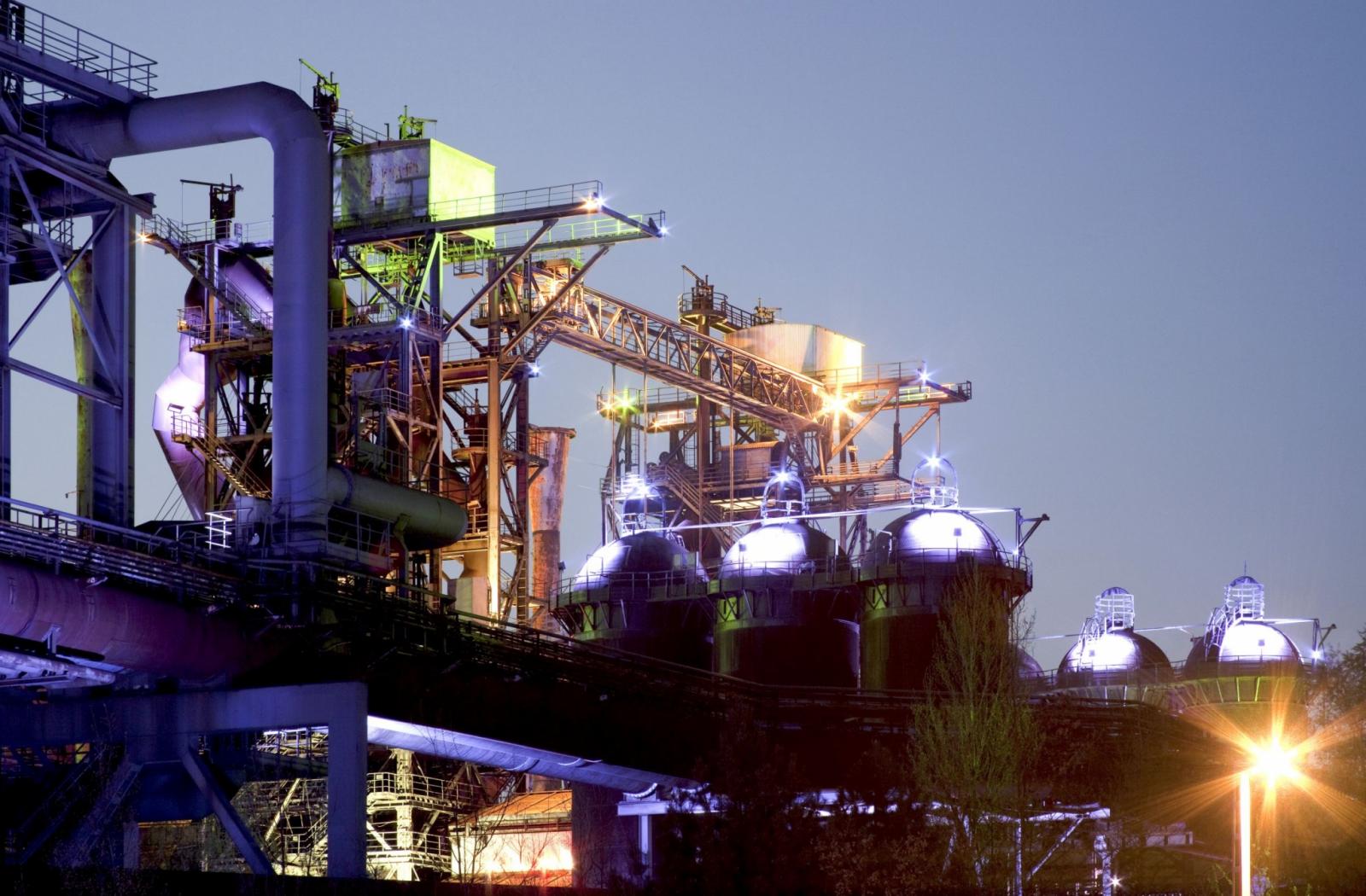Landschaftspark Duisburg-Nord, Hochöfen erleuchtet