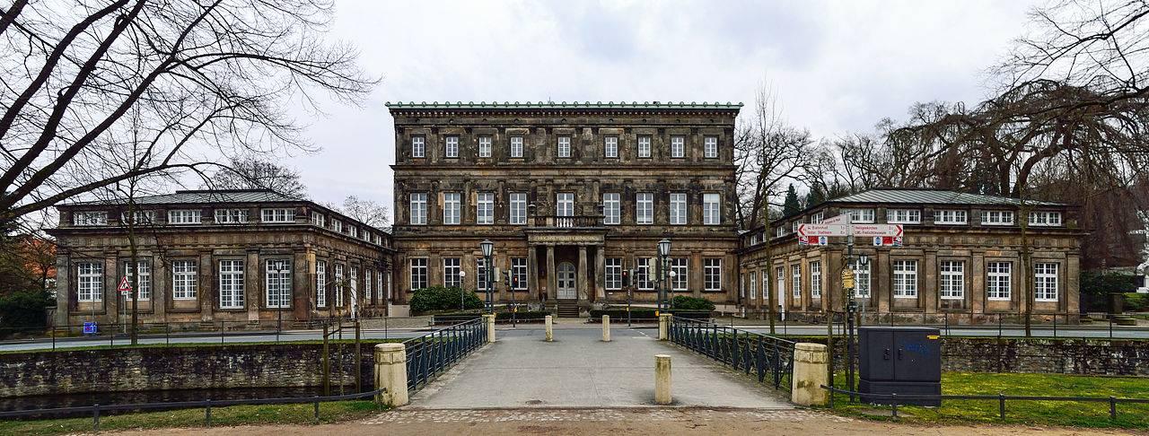 Ansicht des Neuen Palais von Westen
