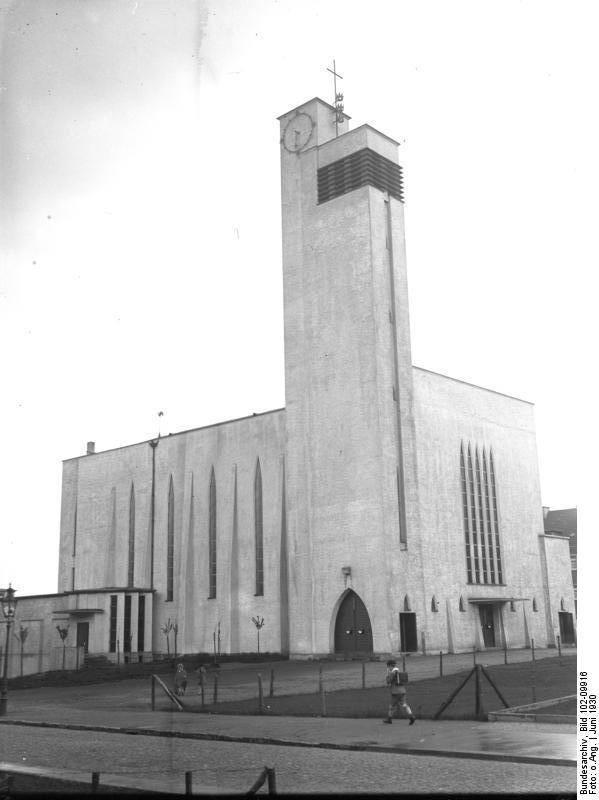 historische Aufnahme von St. Dreikönigen von 1930