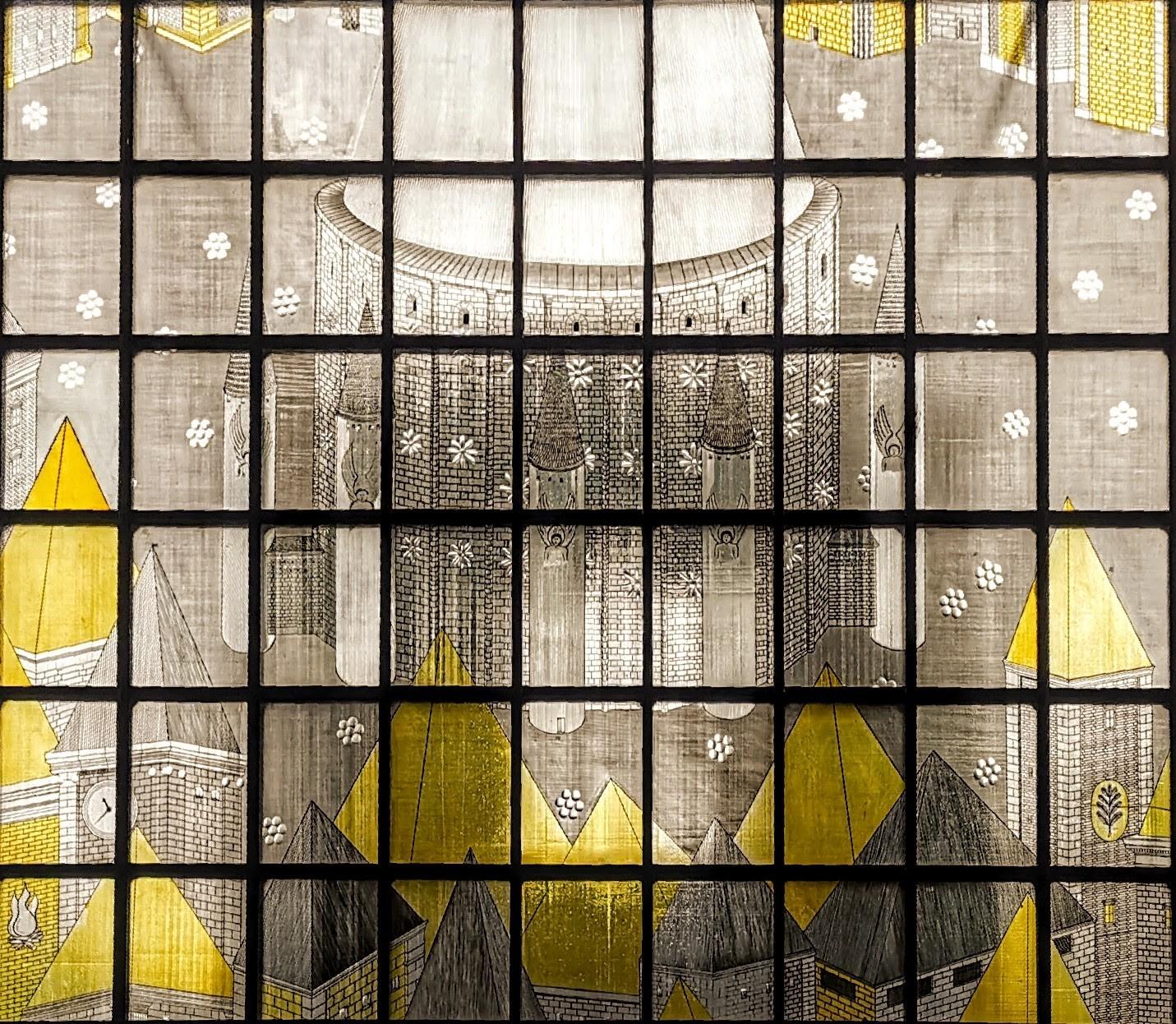 Glasfenster Detailansicht