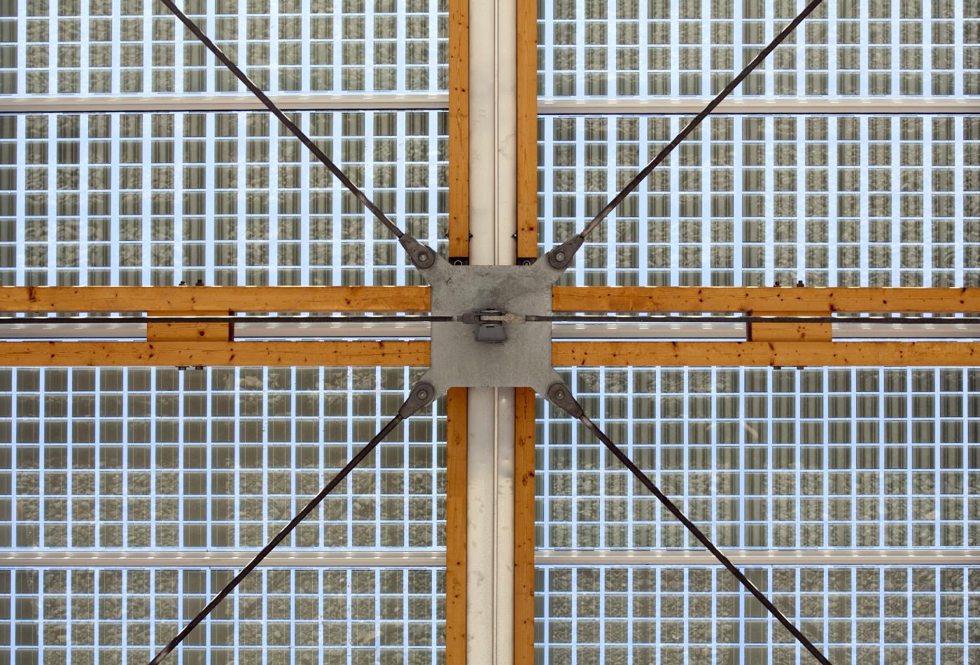 Detail der Gebäudedecke